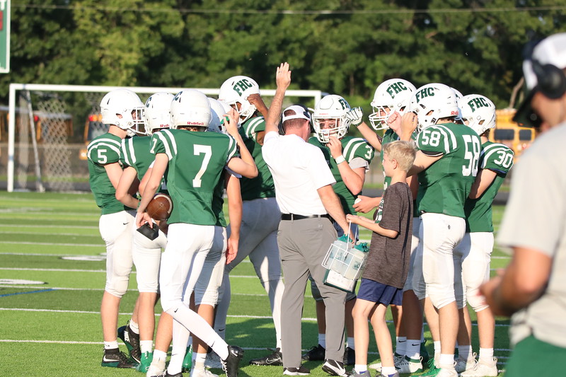 Tyler Weaver leads boys JV football to a 27-16 win against Grandville