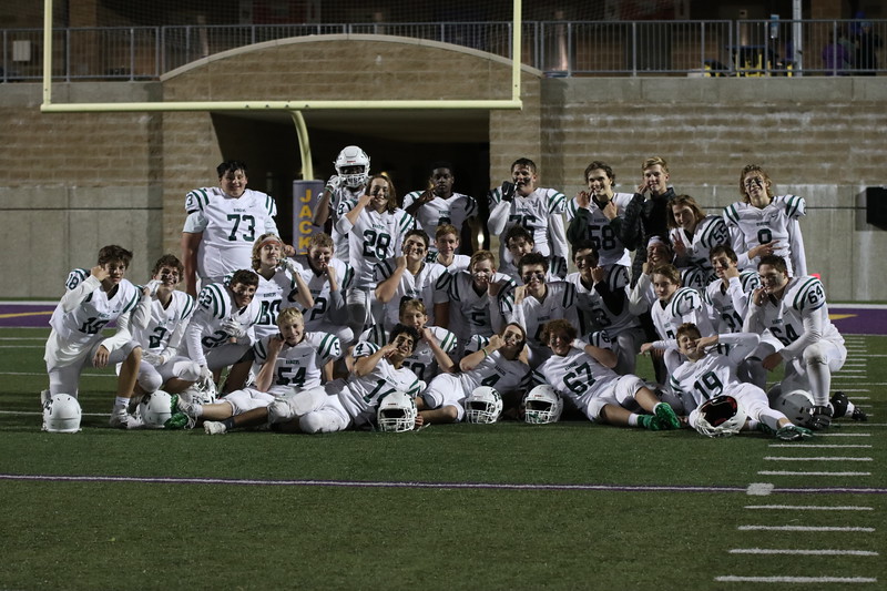 Rowan Clay leads JV football to a 24-13 win against Traverse City Central