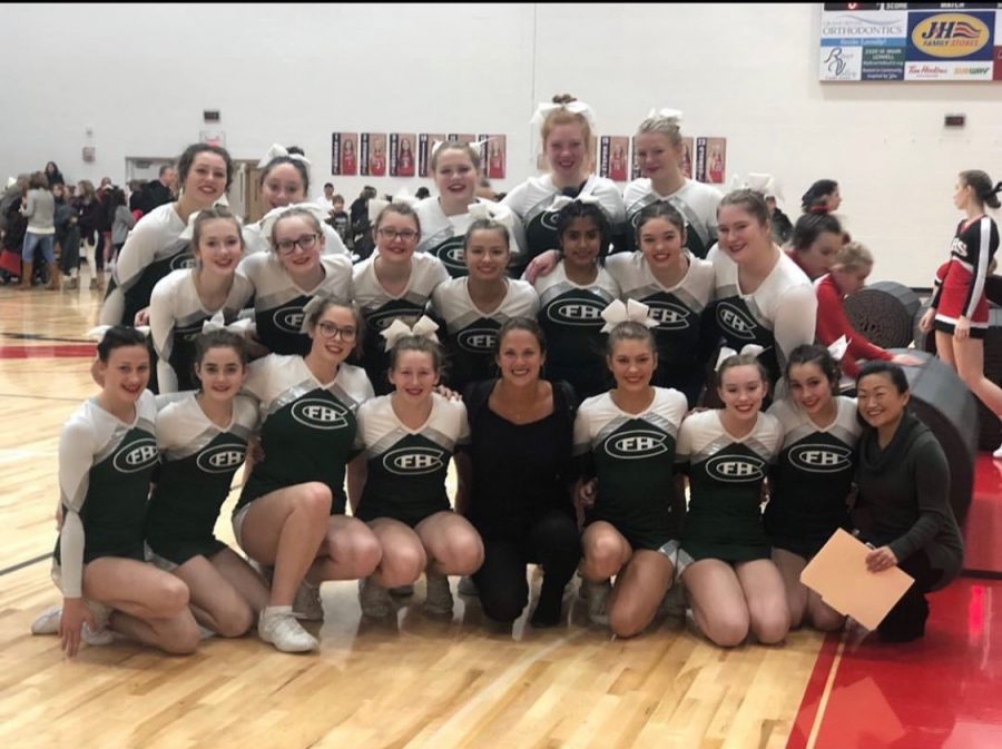 Competitive Cheer finishes fourth in first meet with more to prove