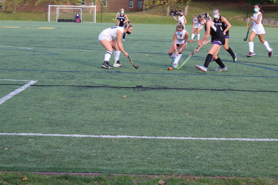 Varsity field hockey struggles against Ann Arbor Huron, falls 8-0