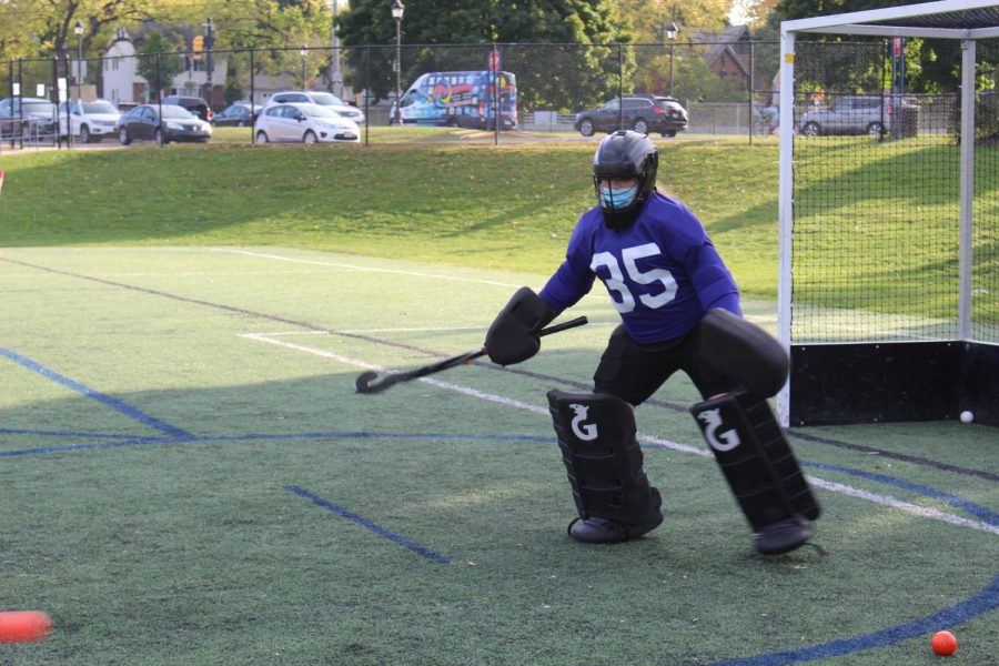 Varsity field hockey steamrolls past Rockford 8-0