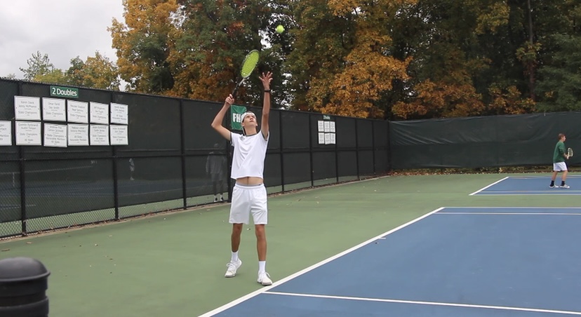 Boys varsity tennis goes 1-1 at conference tournament and places second