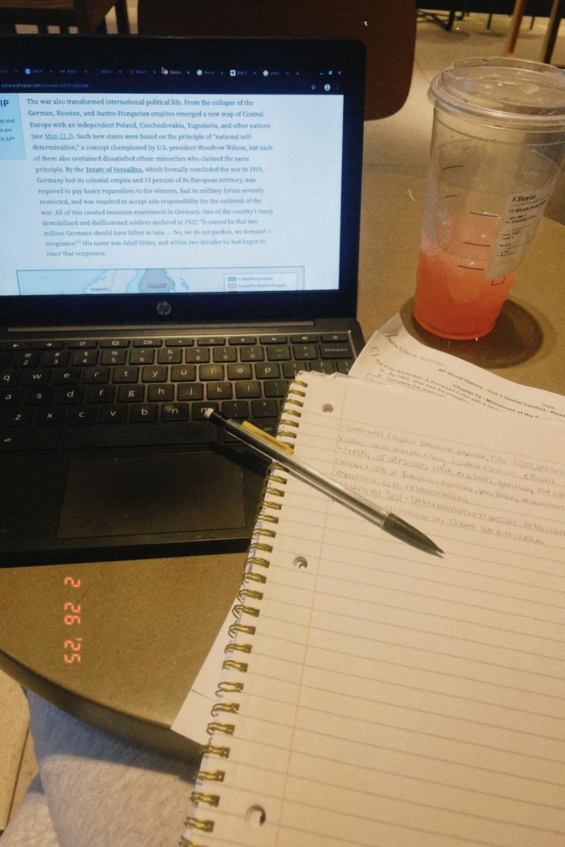 A picture I took when studying recently at Starbucks.