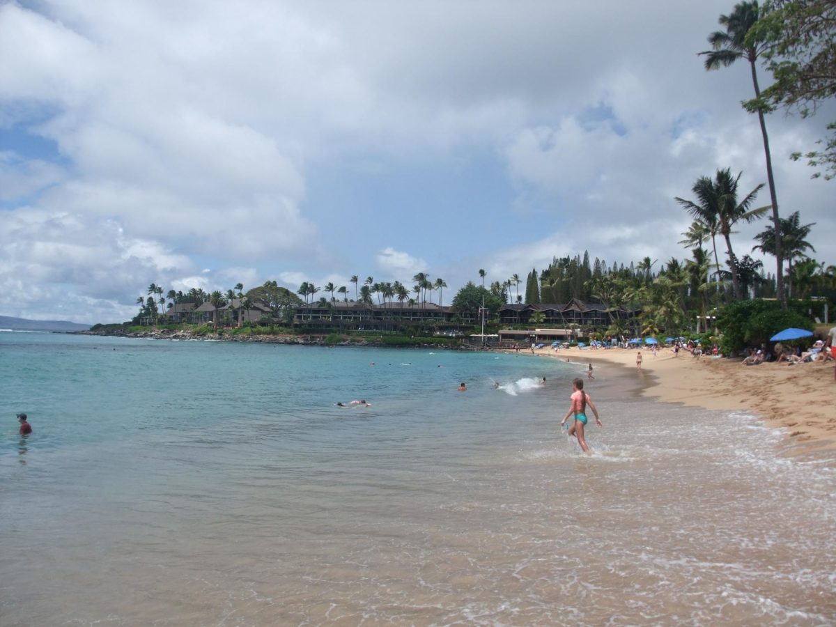 The view from one of the beaches I visited while on Maui.